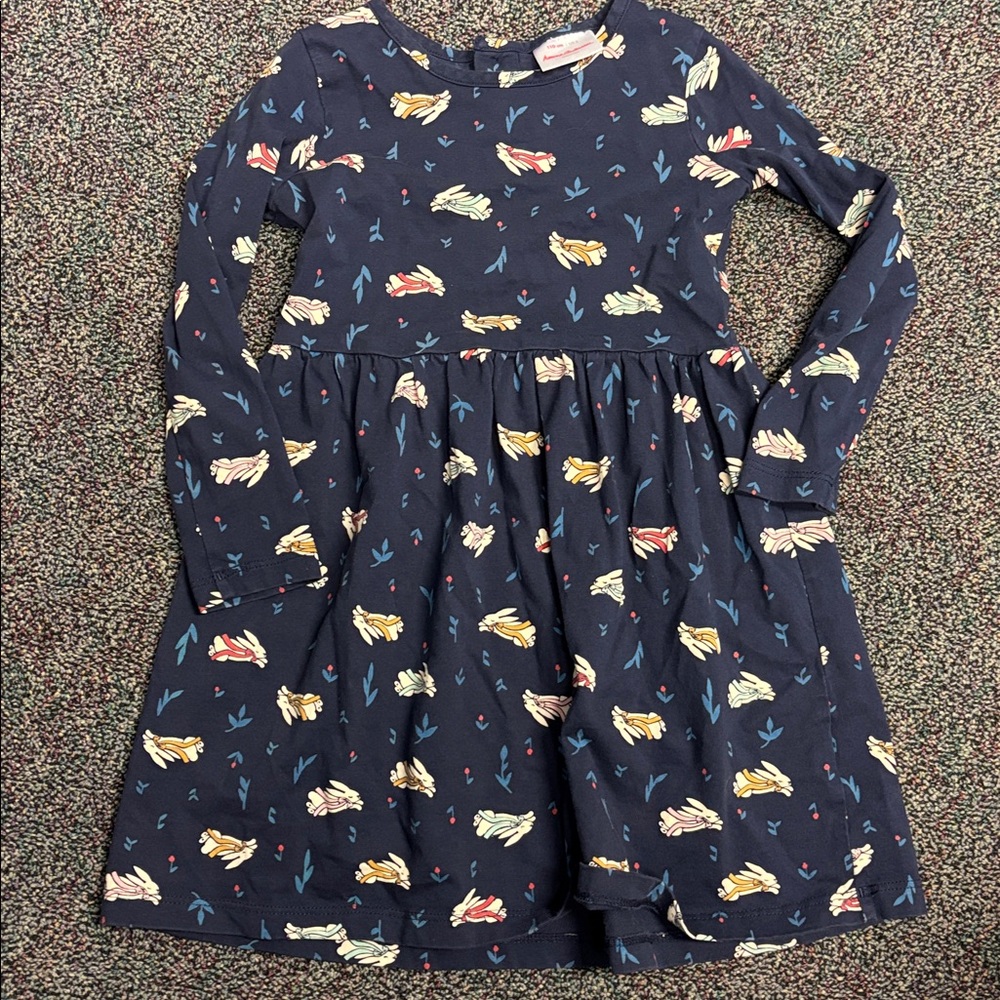 Hanna Andersson navy dress size 5